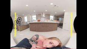 ”Taylor Rae Rides Neighbor's Big Bully Shaft”