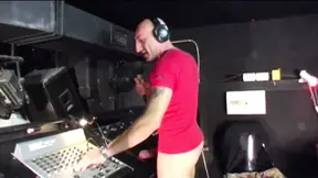 Threesome with DJ and his massive cock