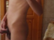 SKINNY ARAB TEEN GUY WITH A HUGE COCK