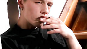 ”Euro smoker Jony is always ready for a hardcore meat stroking”