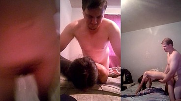 Skinny vergin teen with perfect body and small tits and small ass get fucked by step dad , ride a huge cock to big for her the first time !