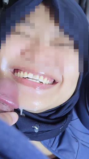 Asian Hijab Girl Stuck At Fitness Tools and Got Cum In Face By Her Trainer - Minokiiko   Clip 3