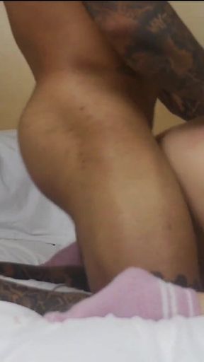 Getting My Tight Pussy Fucked and Creampied in a Hotel