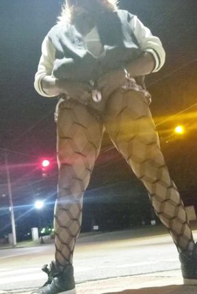 Twerking at a stop light in public