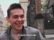 CZECH HUNTER 529 - Amateur Twink Gets Convinced To Deepthroat And Bareback