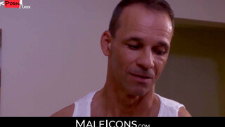 Male Icons Huge Load Swallow Session With Stud And Older Guy