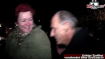German Hausfrau Gets DP'd by Grandpa