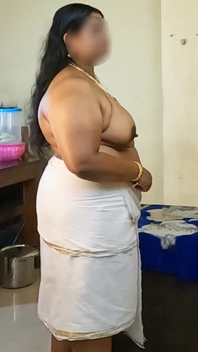 Indian Girl in Traditional Dress, Topless Photoshoot in Jewelry