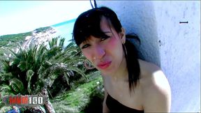 Fucking Gabrielle Neva'_s tight little ass at the beach