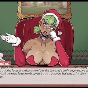 Claus&#039; Secret Surprise XMAS HENTAI Game Ep.1 Naughty elf and sexy santa wife !