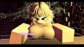 Rosy Cheeked Russian Enjoys Sweet Asian Lover in Vibrant Roblox Adventure