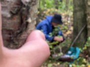 Fucked a stranger in the woods without a condom and cum inside