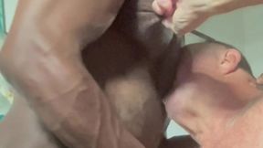 further intense interracial nipple play