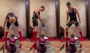17 Oct extreme anal fisting destroys tight rosebud with huge butt plug