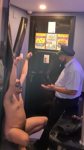 Cuffed and Tested - Bear Cop Gutpunch Session