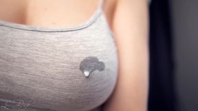 Got Milk? Milk Leaking Through Shirt (simulated)