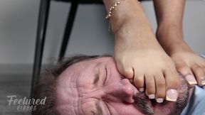 You deserve to have your face stomped and slapped