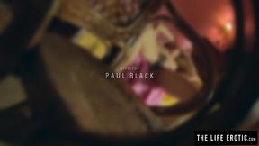 ”Emily J stimulates her beaver with a pearl necklace”