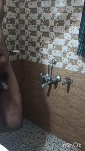 Mayank Taking Shower and Pissing