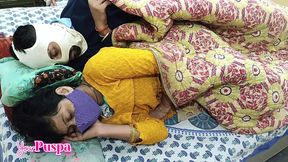 Desi punjabi Saasu Maa fucked with Her naughty Dammad, sasu maa invited for hard fuck