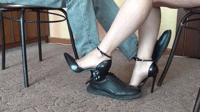 Foot caresses with boyfriend FF