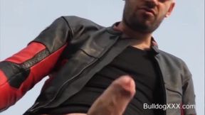 BullDogXXX - Leather Handjob