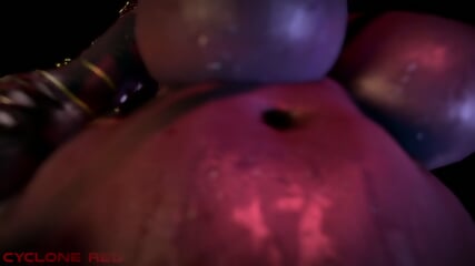 Giantess Futanari facial