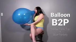 Blue Balloon B2P - Yellow Tank Top and Blue Panties