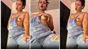 Celeste Starsss Solo Squirting Fetish: Jean Masturbation, Wet Denim, and Explosive Orgasm