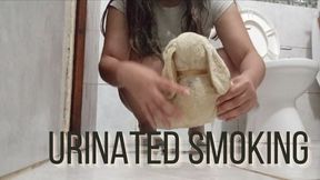 Wet and used as an ashtray