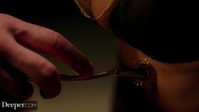 Gagged April Ass Fucked Deeper Choked to Gushing Creampie Ruin