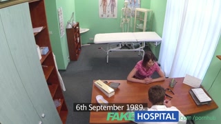 FakeHospital Patient wants advice on dildo stuck inside her pussy