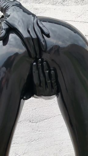OnlyFans teaser - Rubberdoll at the coast!