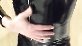 Black vinyl, Nylons & Plastic Wrap - Homosexual DOMINATION & SUBMISSION Joy