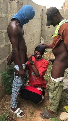 Ebony Threesome in the Wild Three Black Boys Unleashed Under the Sun