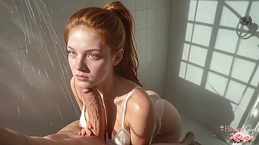 I had sex with an 18-year-old Norwegian girl in the shower while her parents were in the next room. She was moaning loudly; I hope they didn't hear us[AI]