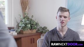 RawNextDoor.com - Young homo Scott Finn bare fucks with his teacher Michael Del Ray f
