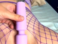 Amateur redhead poses and masturbates with toys