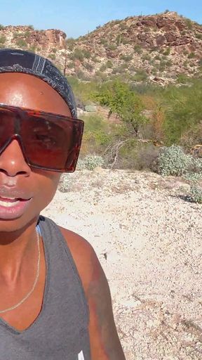 Ebony Couple Hiking Fresh Air and Pornstars