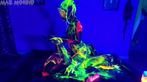 Uv Wet and Messy Gimpy Double Fisting with Patricia X