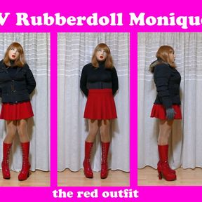 RUBBERDOLL MONIQUE - The red rubberdoll outfit