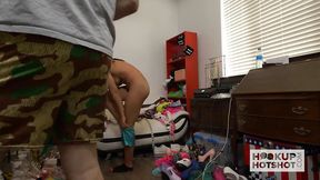 Pretty Lacey goes extreme with Gozzling's colossal dong