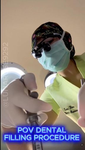 7 min POV Professional Dental Filling Procedure (with real dental unit, hand pieces all work) Listen to me go through each step of a dental filling