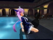 3D HENTAI Minato Aqua Pool Fuck and Cum