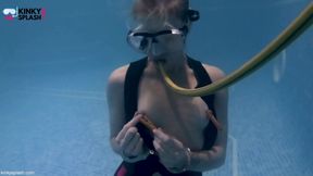 Underwater Bondage, Kink &amp; Cum in My Tight Wetsuit