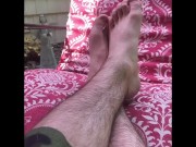 Look at my feet while I read