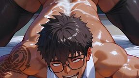 gay sex on a public bus in amsterdam. anal and cumshot inside with people watching.