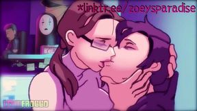 Sexy MILF gets wild with animated cartoon