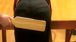 Hand And School Paddle Over Jeans M/f