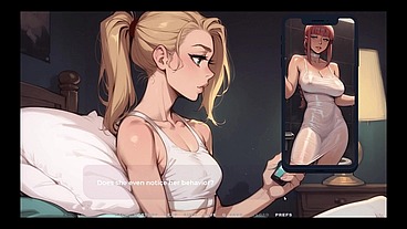 My New Girlfriend [ TABOO Hentai Game ] Ep.4 STEPSIS offering NUDES and twerking for her STEPBRO !
